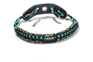 TURQUOISE - CAMO - BLACK PARACORD BOW SLING - Fibrus Outdoors