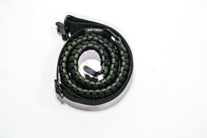 2 POINT - GUN SLING WITH 1/8" PIN SWIVEL (ARMY GREEN/BLACK) - Fibrus Outdoors
