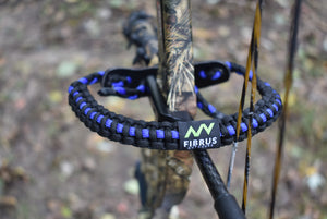 BLACK THIN BLUE LINE PARACORD BOW SLING - Fibrus Outdoors